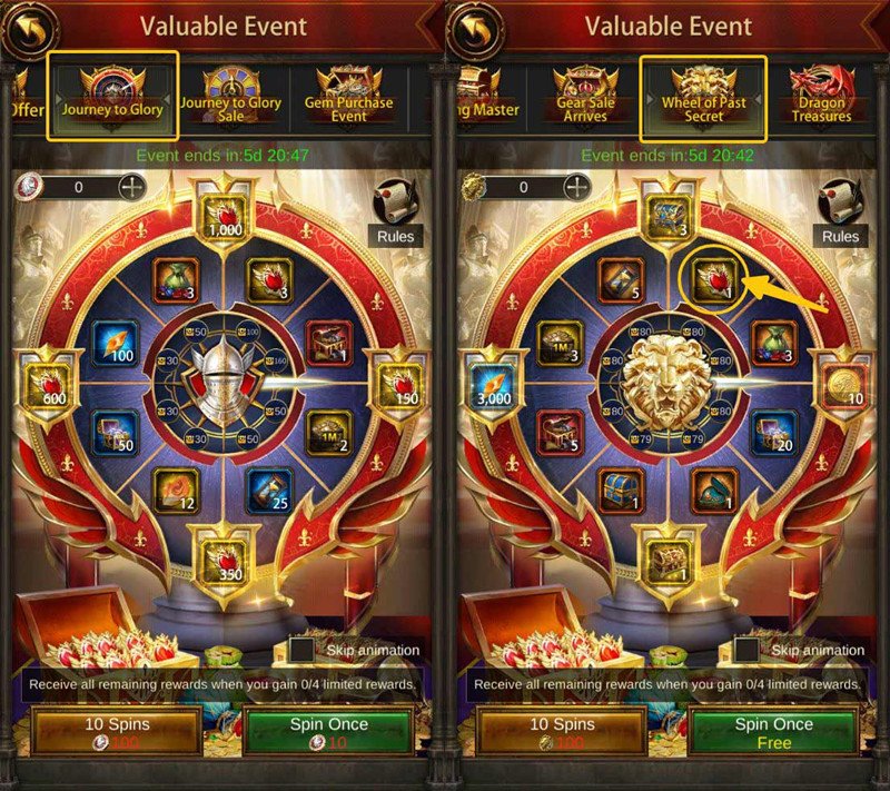 Get Blood of Ares from Journey of Glory and 3. Wheel of Past Secret events
