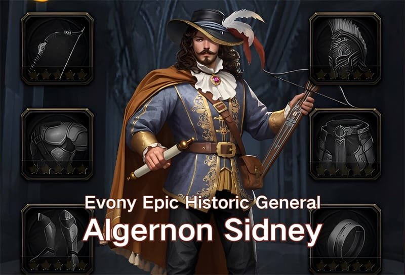 Evony Epic Historic General Algernon Sidney