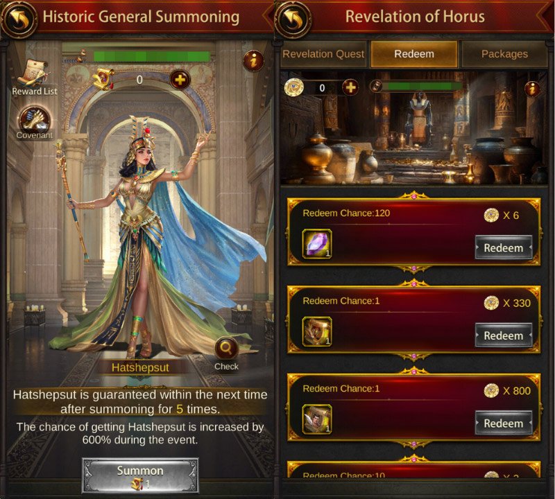 Get Hatshepsut & General Token