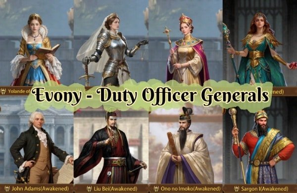 Evony Duty Officer Generals
