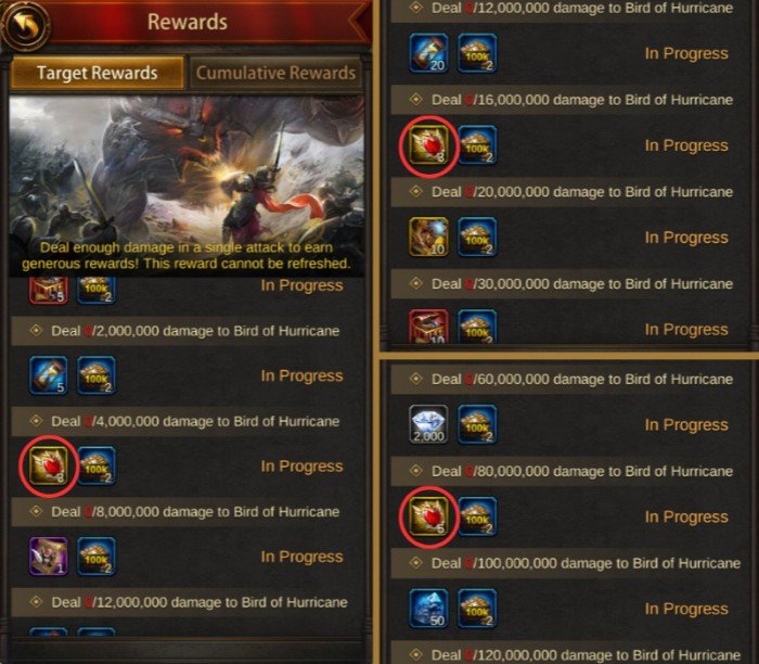 Get Evony Blood of Ares from World Boss
